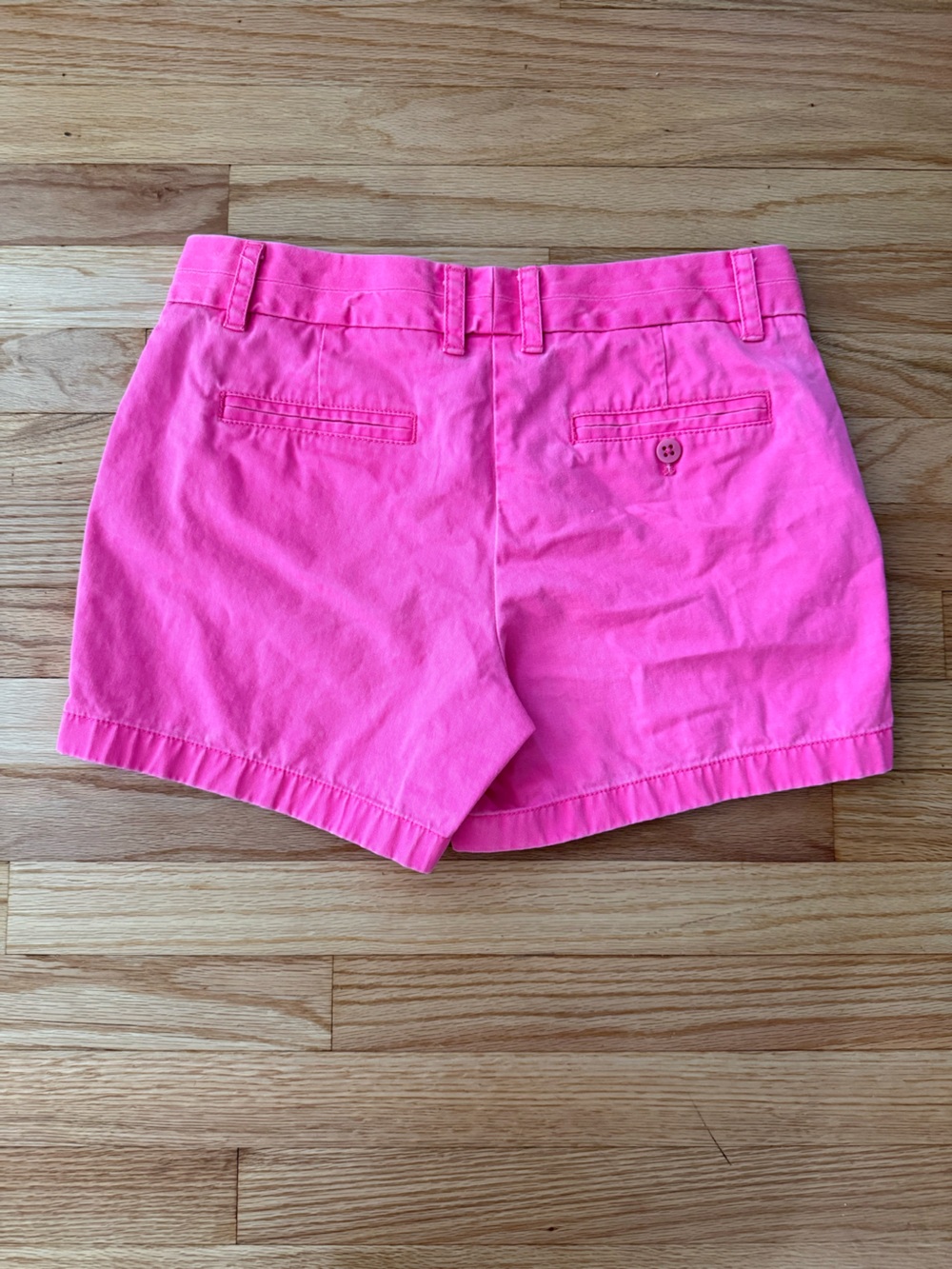 J. Crew Hot Pink Chino Shorts 5” inseam - Picture 2 of 5